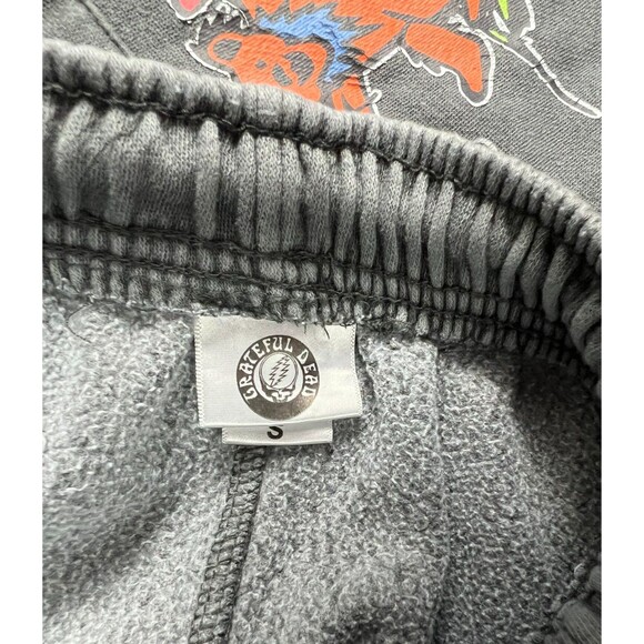 Grateful Dead Ripple Junction Fleece Sweat Shorts  Size S  Thrashed Band Merch - Picture 5 of 7